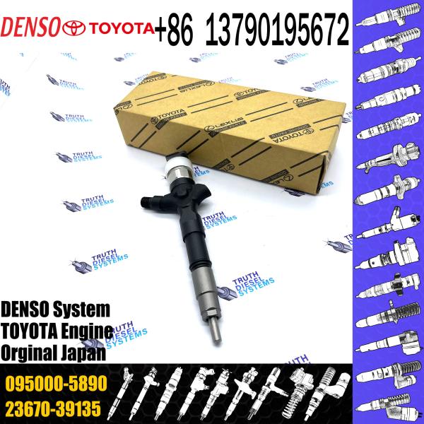 Buy cheap 100% Original 095000-5890, 095000-7730 Common Rail Injector For 23670-30080, 23670-39135 from wholesalers