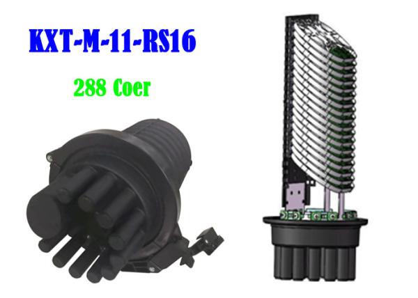 Buy cheap 288 Core MPP Dome Fiber Optic Splice Closure 5 In 6 Out Cable Ports Inlet Outlet from wholesalers