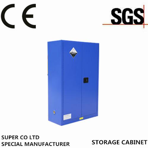 Buy cheap Double Door Corrosive Safety Steel Storage Cabinet Blue For Weak Corrosive Chemicals from wholesalers