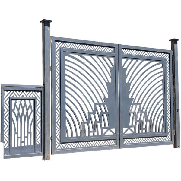 Buy cheap Personalized Front Residential Swing Forged Iron Gate For Garden Driveway from wholesalers