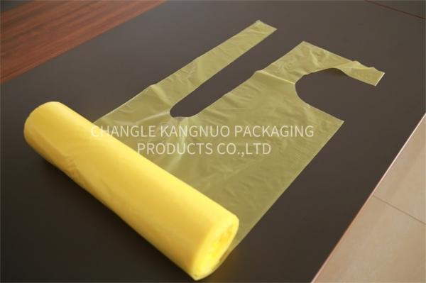 Buy cheap Durable Disposable Medical Aprons Yellow LDPE Aprons Waterproof Long Life from wholesalers