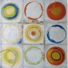 Buy cheap Acrylic Pattern Abstract Art Canvas Paintings / Modern Geometric Paintings from wholesalers