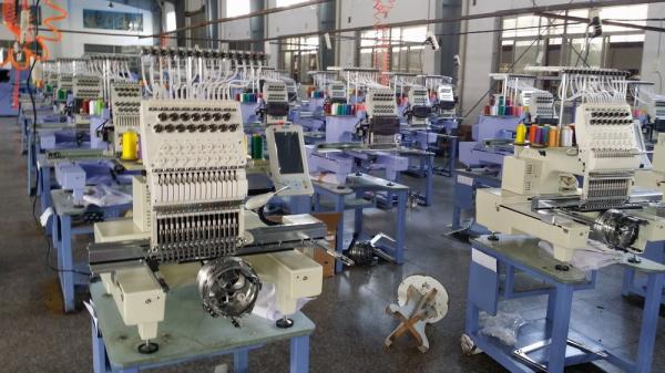 Buy cheap 450 x 330mm Single Head Computer Embroidery Machine , 150W Lowest Power Consumption from wholesalers