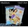 Buy cheap CLOTH BAGS,swimwear packaging bag/swimsuit packaging clothes plastic bag with air hole&logo printing,frosted pvc bag zip from wholesalers
