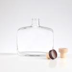Buy cheap Custom Size Accepted Liquor Square Cube Glass Bottle 200ml 300ml 500ml 750ml from wholesalers