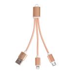 Wear resistant Braided Charging Cable Keychain USB To Lighting Micro 0.8M OEM