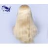Buy cheap Straight Blonde Full Lace Wigs Human Hair , Full Lace Wigs Virgin Hair from wholesalers