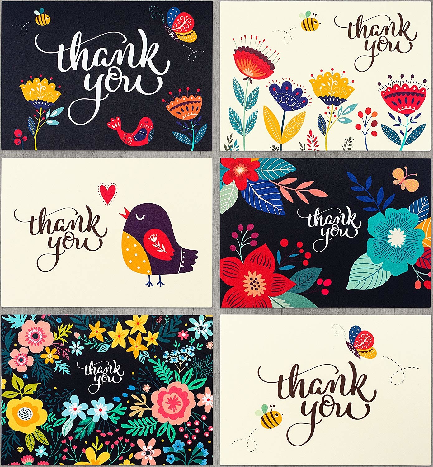 Beautiful Picture Thank U Greeting Card For Ceremony OEM / ODM Available