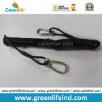 Heavy Duty Safety Lanyard Spring Coil Cable W/Snap Hooks