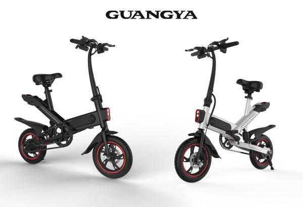Buy cheap Three Colours Folding Electric Bicycle 10AH Lithium 15 Degrees Climbing Ability from wholesalers