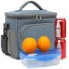 Buy cheap Cooler Insulated Lunch Bag Large Lunch Tote Bag Mesh Side Pockets from wholesalers