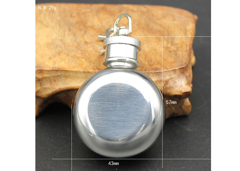 Portable 1oz Hip Flask ,Mini Alcohol Flask With Key Ring Unbreakable
