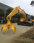360 Degree Rotation Compact Excavator Attachments Professional Design Jaw Curve