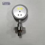SS316 Silicone Sanitary Pressure Gauge 100mm 1.6% Accuracy