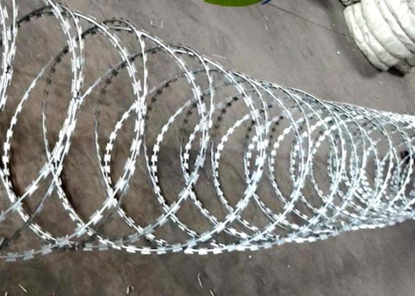 Buy cheap Snake Belly Razor Barbed Wire 500mm 10M Security Razor Wire Fencing from wholesalers