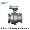 Buy cheap API Ball Valve CS WCB Body A105+ENP Ball Worm Gear Trunnion Mounted from wholesalers