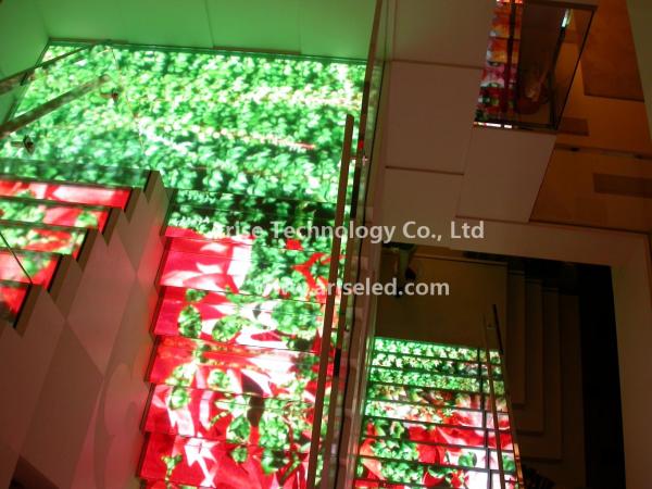 Stair LED displays /Floor LED displays LED VIDEO FLOOR & STAIRS P6/P6.67/P7.62
