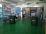 8 Feet Straight Shape Tension Fabric Displays Dye Sublimation Printing