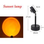 Rainbow Sunset Projector Atmosphere Night Light Coffee Shop Projection Lights