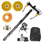 3.5 / 5.9 / 7.9M Telescopic Carbon Fiber Pole Solar Panel Brush With Two Disc