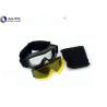 Buy cheap Spherical Military Style Sunglasses , Ballistic Shooting Glasses Elastic Headband Strap from wholesalers
