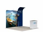 Buy cheap 3*3M Modular Convention Booth Displays Easy Assemble Straight Flat Advertising from wholesalers
