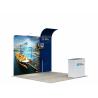 Buy cheap 3*3M Modular Convention Booth Displays Easy Assemble Straight Flat Advertising Usage from wholesalers