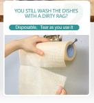 Household Embossed Spunlace Nonwoven Fabric Bamboo Fiber Super Absorbent Cloth