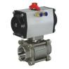 Buy cheap 1/2" - 2" 3 Piece Srewed End Ball Valve / Cf8m Ball Valve With High Mounting Pad from wholesalers