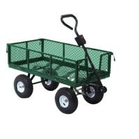 Buy cheap 17KGS Capacity Heavy Duty Cart Wagon With 4 Wheels And Mesh Structure product