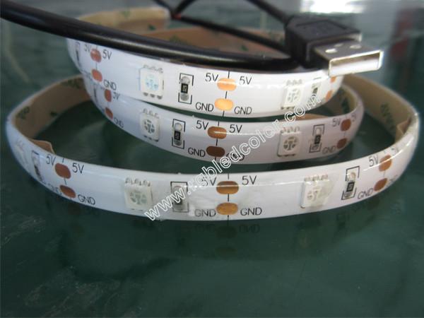 Buy cheap usb connector dc5v flexible led strip from wholesalers