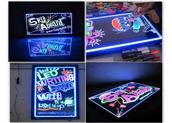 Buy cheap Full Color Deluxe Erasable LED Message Board 30×40cm Flashing Animation from wholesalers