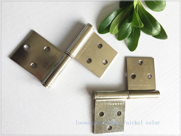 Buy cheap Nickel Plated Kitchen Cabinet Hinges Bright Color Folding Function Furniture Hardware from wholesalers