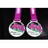 Buy cheap Flower Logo Double Side Sports Metal Award Marathon Medals For Schools Environmental Friendly from wholesalers