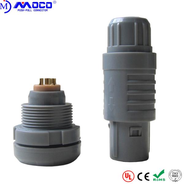 Buy cheap 2P Series 8 Pin Connector Male And Female , Plastic Medical Device Connectors from wholesalers