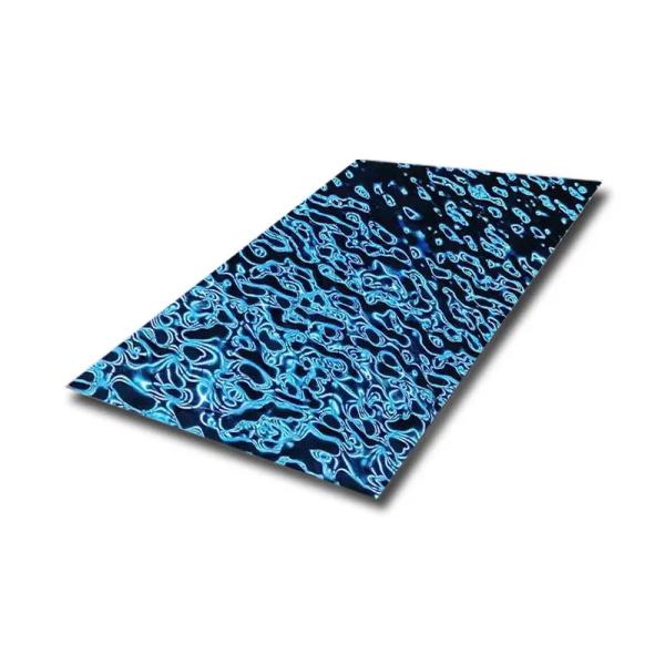 Buy cheap 0.3mm Thickness 304 Water Ripple Stainless Steel Sheet For Modern Decor from wholesalers