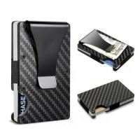 Buy cheap Aluminum PU Credit Card Holder Wallet RFID Blocking Organizer For 8-10 Cards product