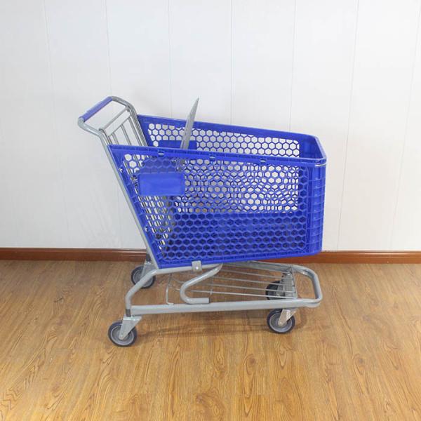 Buy cheap 165L Hot Selling Durable America Style China Plastic Shopping Carts from wholesalers