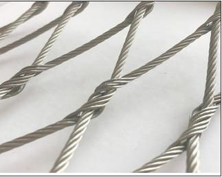 Buy cheap 30x30mm 2.0mm Stainless Steel Wire Rope Mesh For Zoo Enclosure from wholesalers