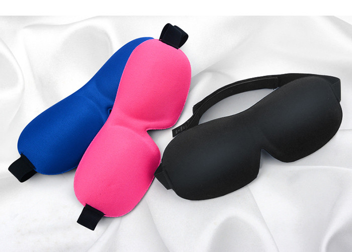 Polyester Foam 3D Sleeping Eye Mask Adjustable Sleep Mask