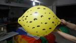 Durable Yellow 90cm Lemon Shaped Balloons With Digital Printing