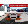 Buy cheap 28 Tons Jost Landing Gear Truck Flatbed Trailers Three FUWA Brand Axle from wholesalers