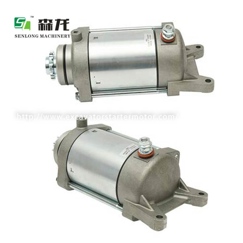 12V12T Starter for Kawasaki UTV KAF450 Mule & Motorcycle EN500 EX500,SMU0056 21163-1070 21163-1120 21163-1125 21163-1163