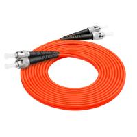 Buy cheap OM2 50/125um Multimode Duplex Core 5M Fiber Optic Patchcord ST Metal Connector product