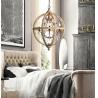 Buy cheap Retro Chandelier Lighting Industrial Hanging Pendant Lamp Globe Wooden Chandelier(WH-CI-108) from wholesalers