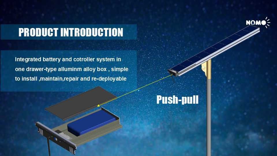 Outdoor lights mexico street lighting / NOMO solar street lights for street , garden, villa, path.