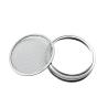 Buy cheap Kitchen Pilfer Proof Mason Jar Strainer Lid Diy 86mm Sliver from wholesalers