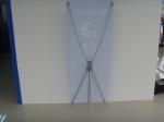 Retractable X Frame Banner Stand , Full Color Printing Trade Show Banner Stands