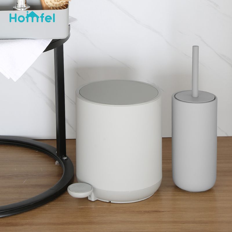 Modern Living Room Organizer Step On Garbage Can With Soft Close