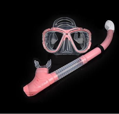 Buy cheap Diving equipment high quality silicone diving mask set of underwater ventilation PE pipe Diving mask snorkel set from wholesalers